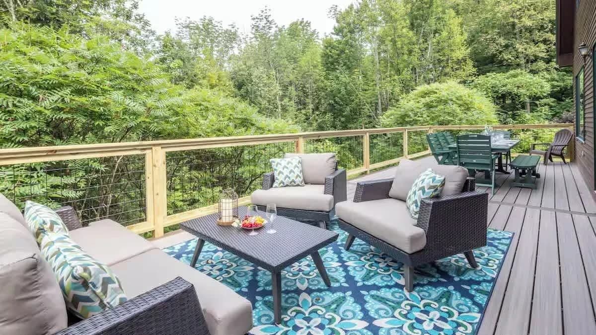 Outdoor seating area